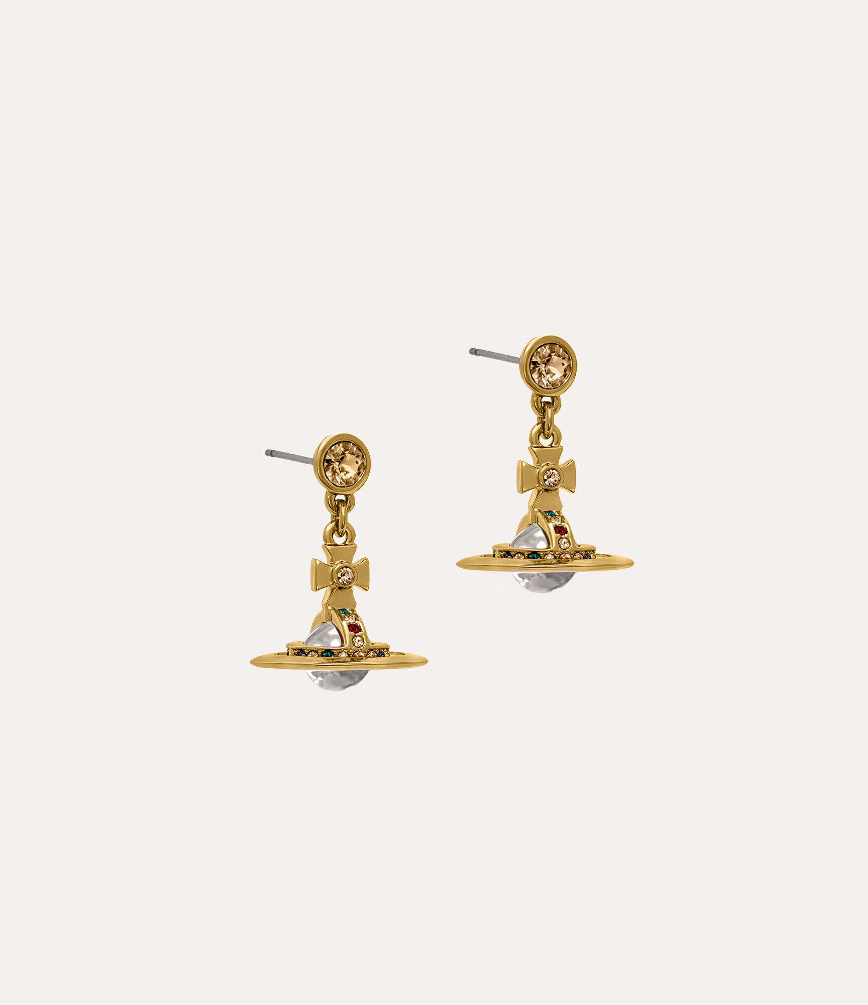 New Petite Orb Earrings in GOLD | Vivienne Westwood®