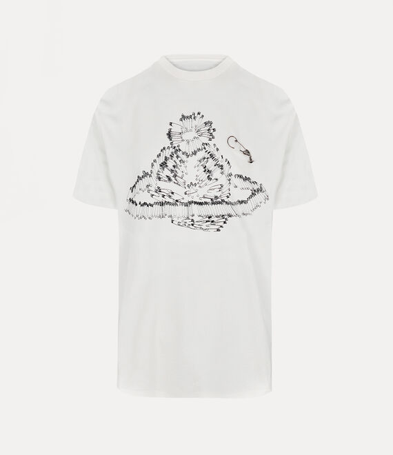 Vivienne Westwood Safety Pin Orb Classic T-shirt In White