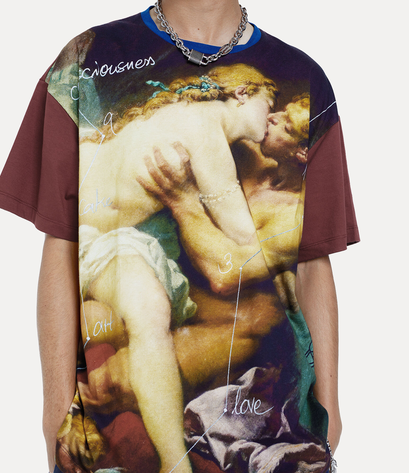 Kiss Oversized T-shirt in BROWN | Vivienne Westwood®