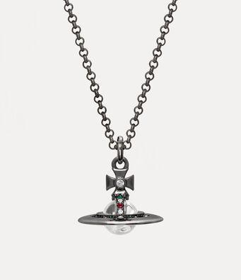 Vivienne Westwood MINI RELIEF PENDANT UNISEX - Necklace - silver