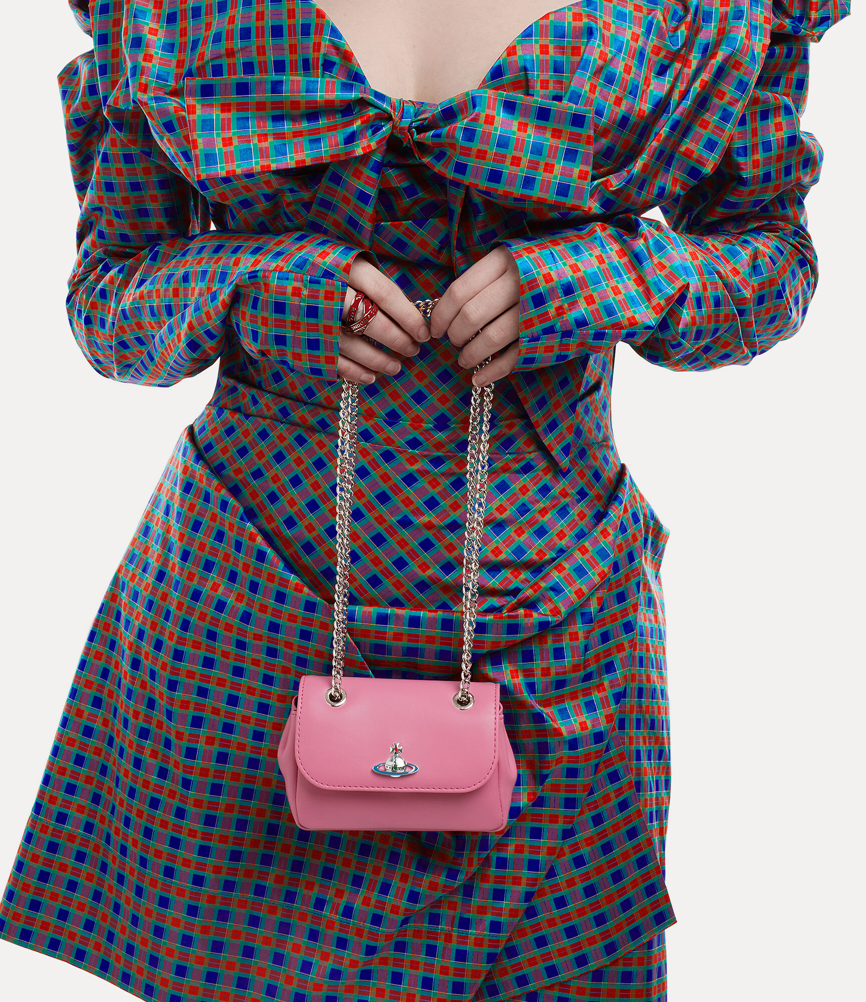 Small Purse With Chain（粉色） | Vivienne Westwood®