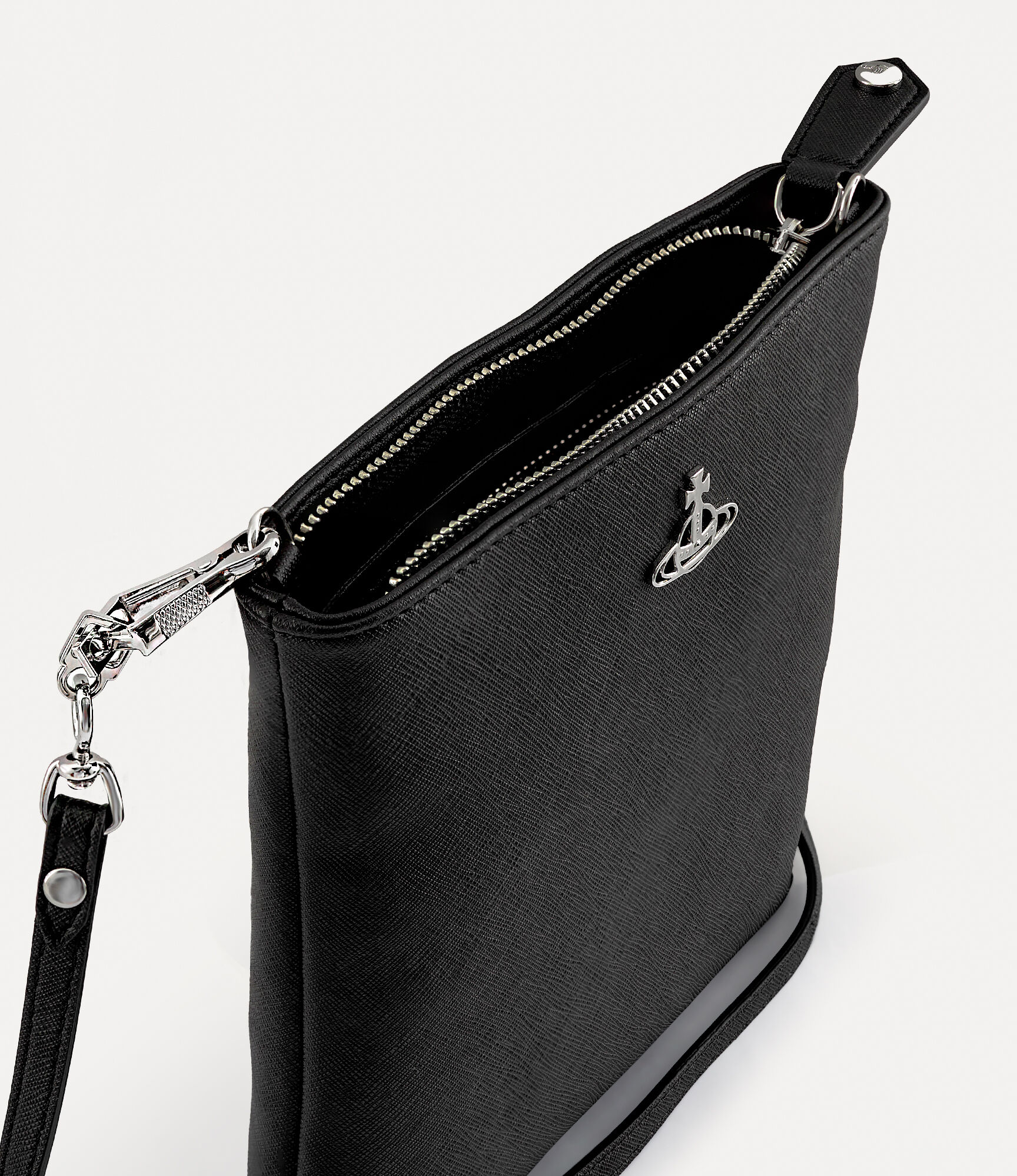 Squire New Square Crossbody Bag in black | Vivienne Westwood®