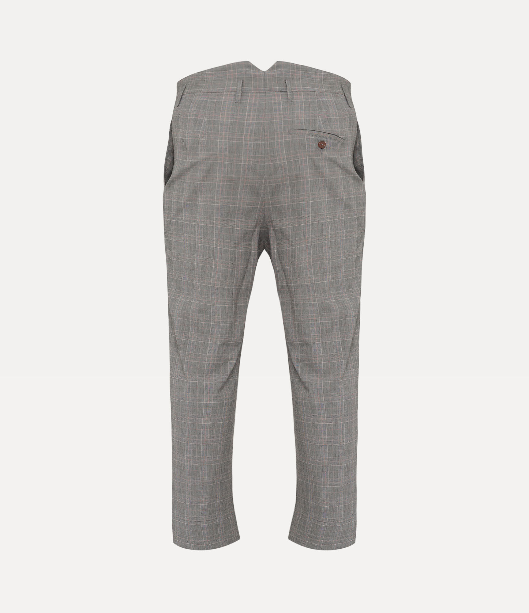 Prince of Wales Check Suit Pants - Oatmeal | Charles Tyrwhitt