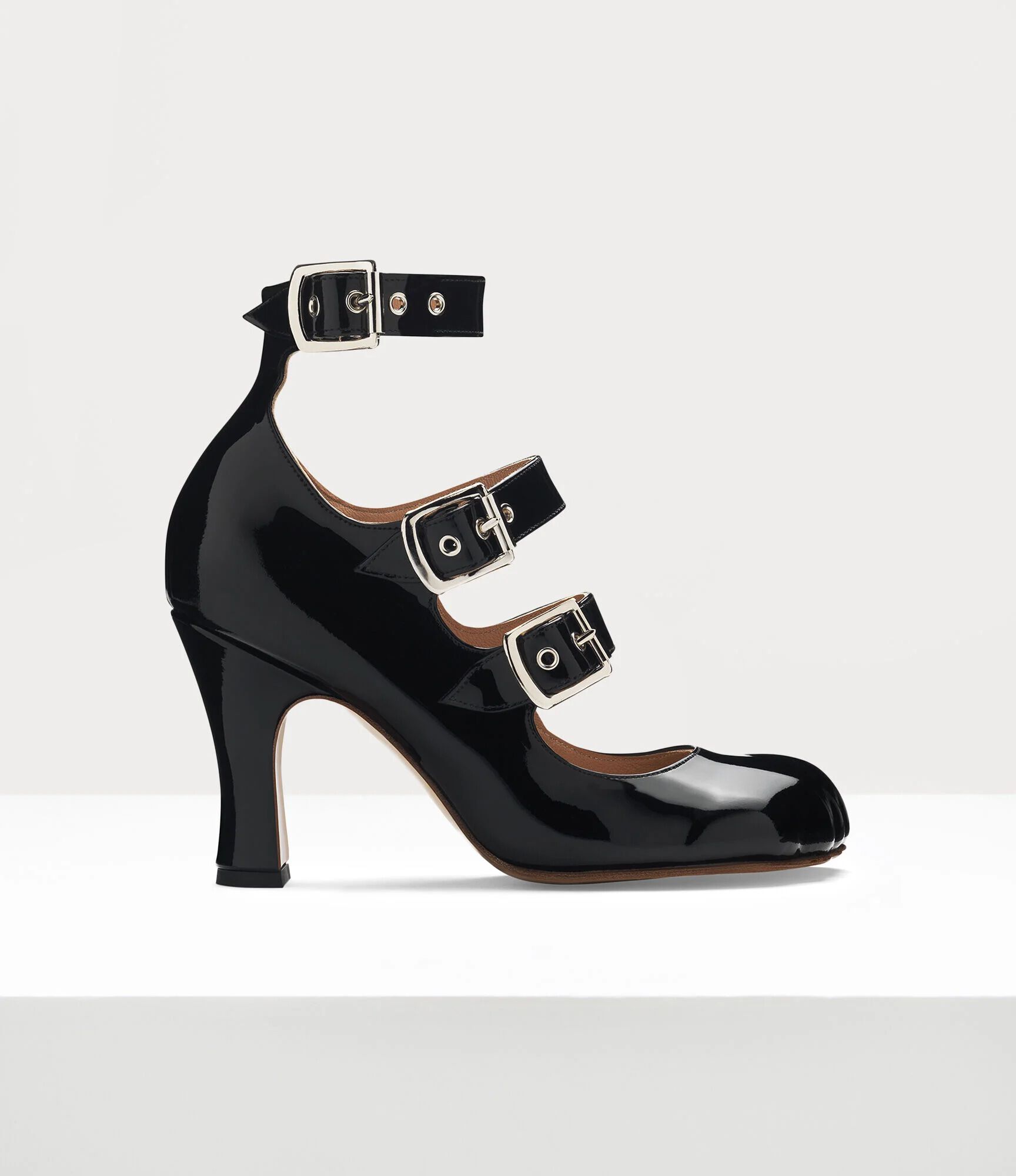 Animal Toe Three Strap Shoe in BLACK | Vivienne Westwood®