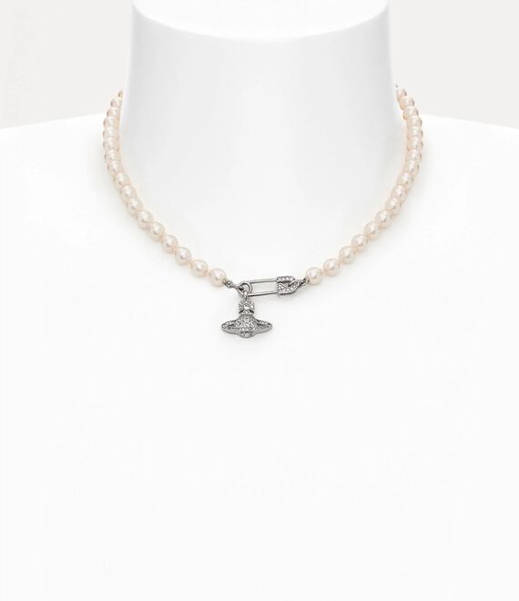 Vivienne Westwood Lucrece Pearl Necklace In Gold