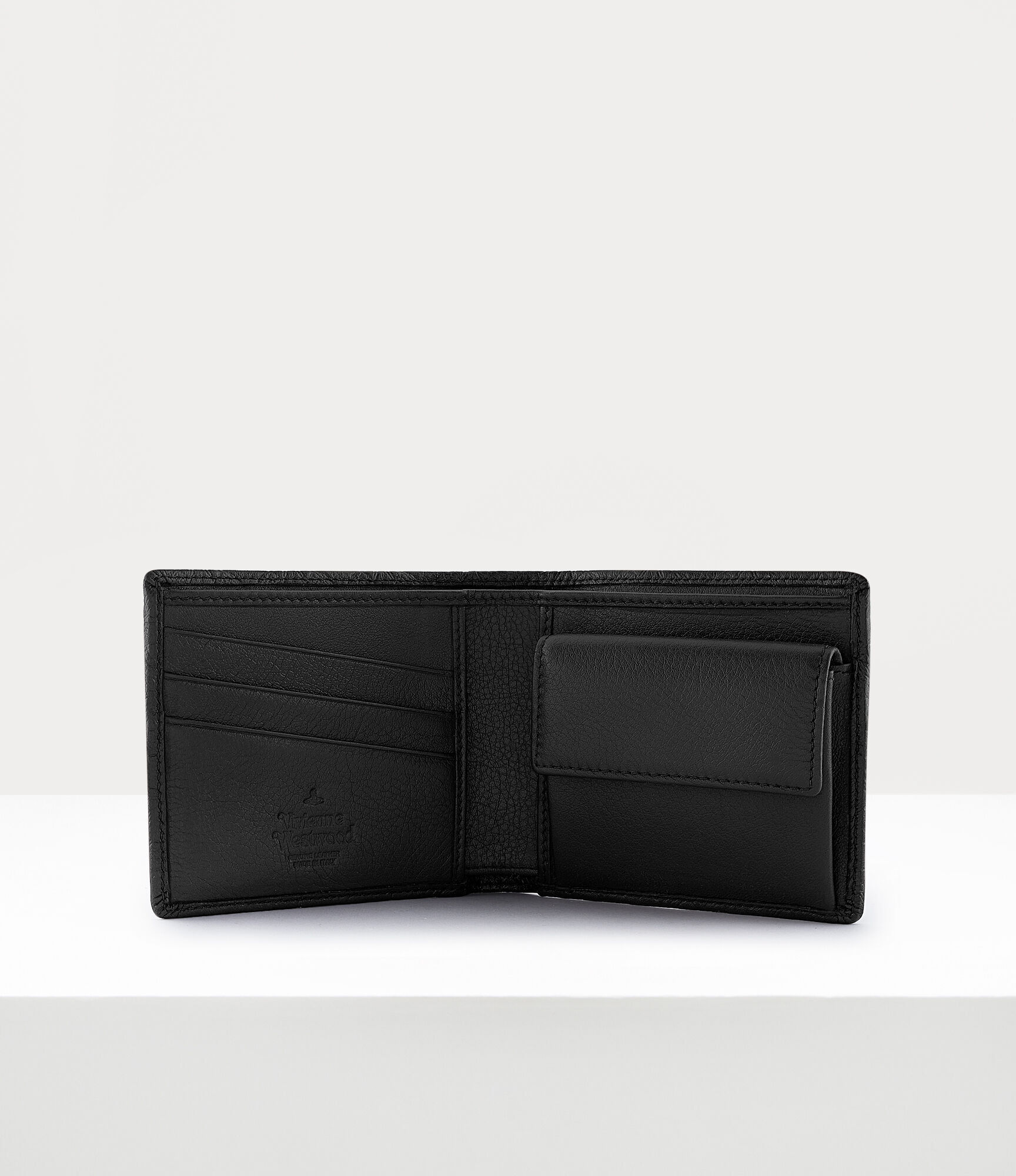 Embossed Man Wallet With Coin Purse（黑色） | Vivienne Westwood®