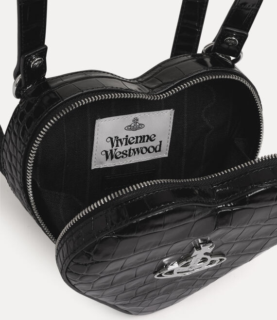 Vivienne Westwood Burgundy Heart Bag
